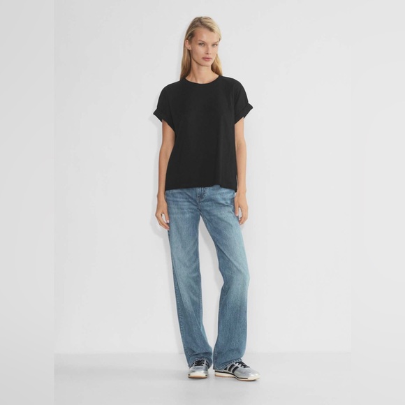 TNA Tops - TNA 100% Cotton Black Short Sleeve Tee